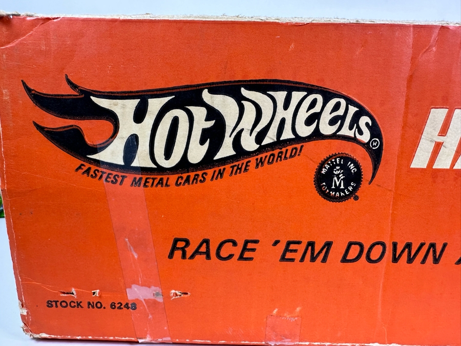 Vintage 1969 Mattel Hot Wheels Hazard Hill Race Set With Two Redline Hot Wheel Cars (Chaparral 2G) And Original Box And Instructions [Photo 8]