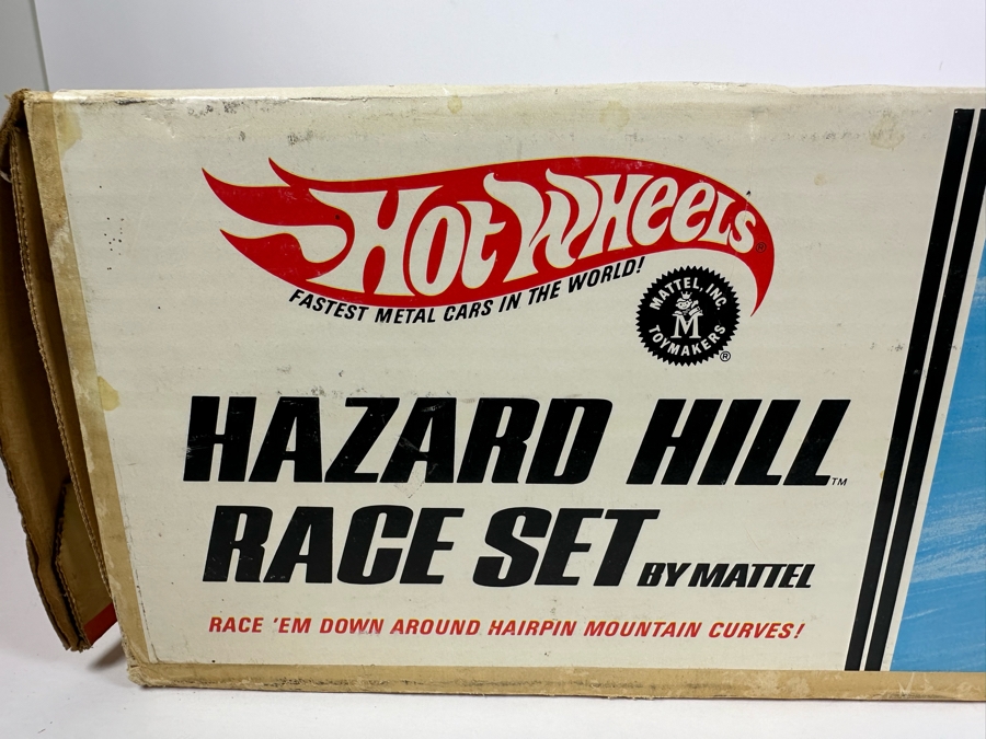 Vintage 1969 Mattel Hot Wheels Hazard Hill Race Set With Two Redline Hot Wheel Cars (Chaparral 2G) And Original Box And Instructions [Photo 6]