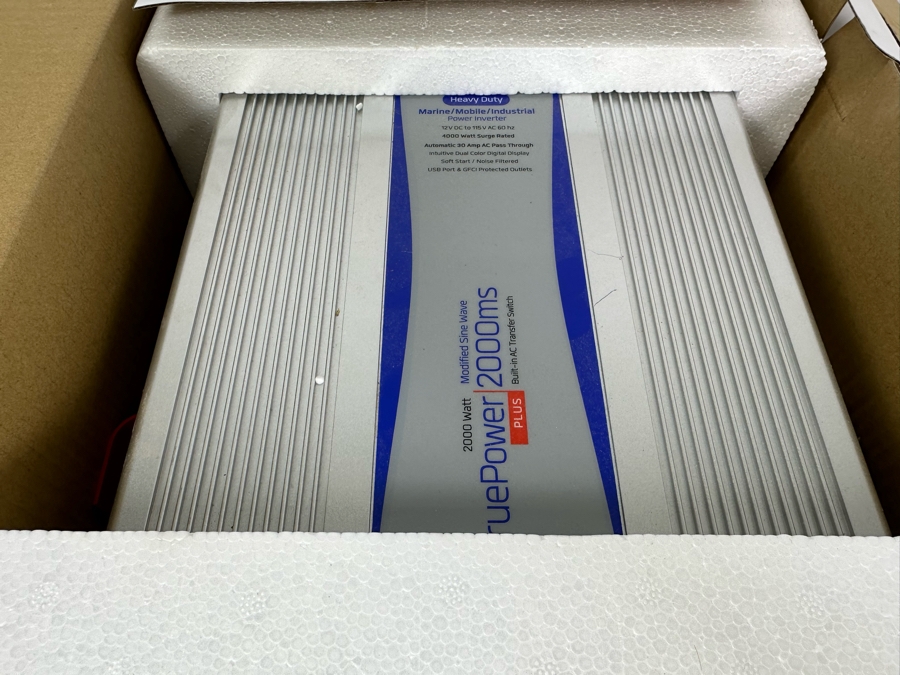 On Board Solutions True Power Plus 2000ms Convert 12VDC Battery Power To 115VAC Household Power [Photo 6]