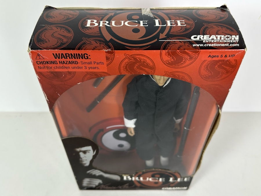 Vintage Bruce Lee Action Figure Toy By Creation Entertainment 1999 13H [Photo 6]
