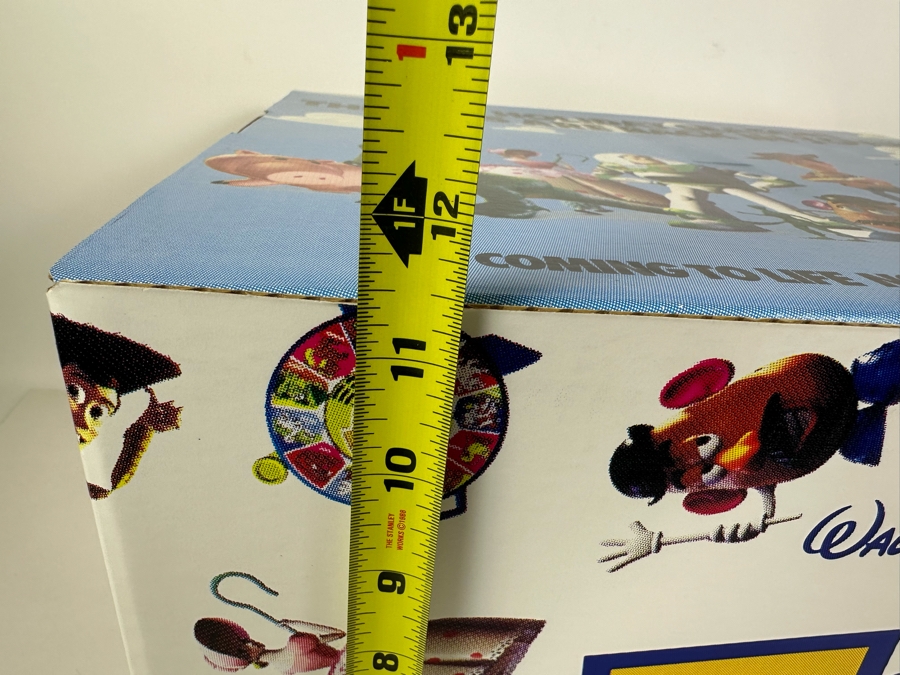Original Toy Story Movie Promotional Marketing Box Of Toys Including Talking Woody Doll, Buzz Lightyear, Slinky, Etch A Sketch, Plastic Toy Soldiers & Mr. Potato Head 18 X 17 X 11 [Photo 11]