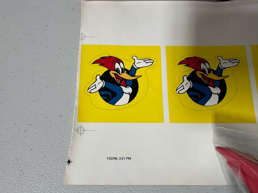 Woody Woodpecker Carl's Jr. / Hardee's Happy / Kid's Meal Toys Project Box With Prototype Toy Samples Cool Kids Designed By The CDM Company 1998 [Photo 12]