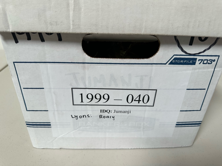 Jumanji The Animated Series Dairy Queen Happy / Kid's Meal Toys Project Box With Prototype Toy Samples Designed By The CDM Company 1999 [Photo 13]