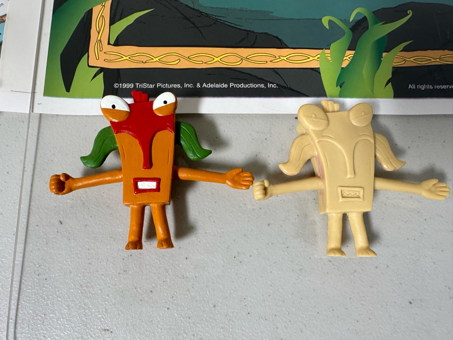 Jumanji The Animated Series Dairy Queen Happy / Kid's Meal Toys Project Box With Prototype Toy Samples Designed By The CDM Company 1999 [Photo 2]