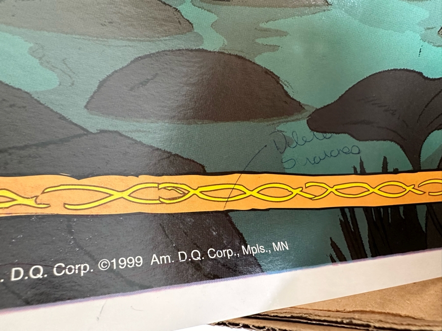 Jumanji The Animated Series Dairy Queen Happy / Kid's Meal Toys Project Box With Prototype Toy Samples Designed By The CDM Company 1999 [Photo 14]