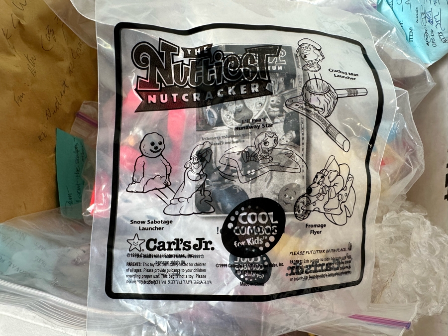 The Nuttiest Nutcracker Carl's Jr. / Hardee's Happy / Kid's Meal Toys Project Box With Prototype Toy Samples Cool Kids Designed By The CDM Company 1999 [Photo 20]