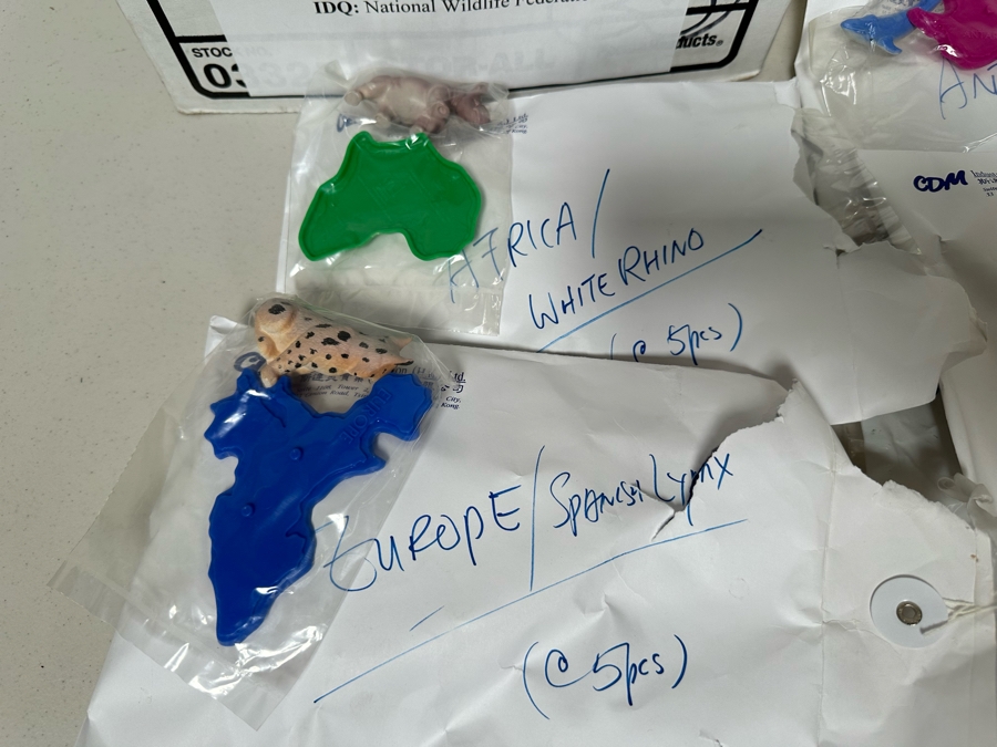 National Wildlife Federation Dairy Queen Happy / Kid's Meal Toys Project Box With Prototype Toy Samples Designed By The CDM Company 1996 [Photo 7]