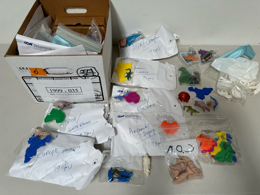 National Wildlife Federation Dairy Queen Happy / Kid's Meal Toys Project Box With Prototype Toy Samples Designed By The CDM Company 1996 [Photo 23]