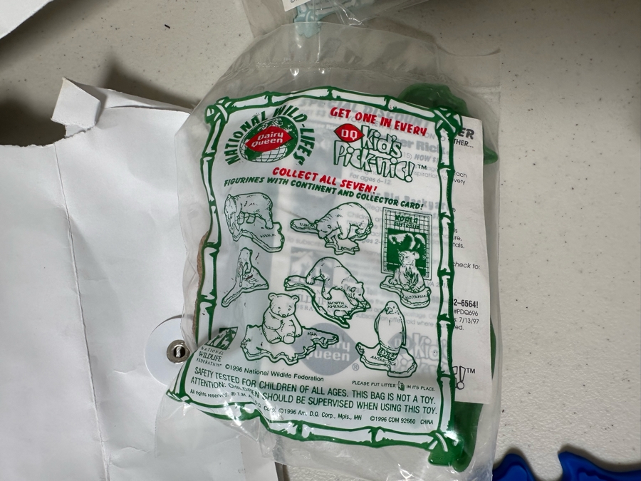 National Wildlife Federation Dairy Queen Happy / Kid's Meal Toys Project Box With Prototype Toy Samples Designed By The CDM Company 1996 [Photo 13]