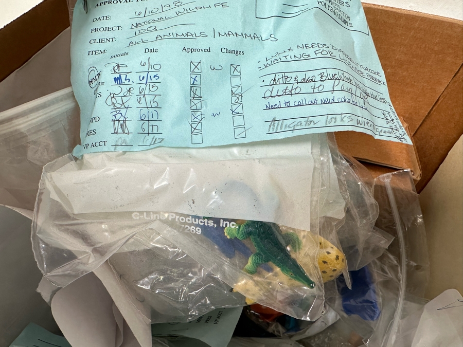 National Wildlife Federation Dairy Queen Happy / Kid's Meal Toys Project Box With Prototype Toy Samples Designed By The CDM Company 1996 [Photo 18]