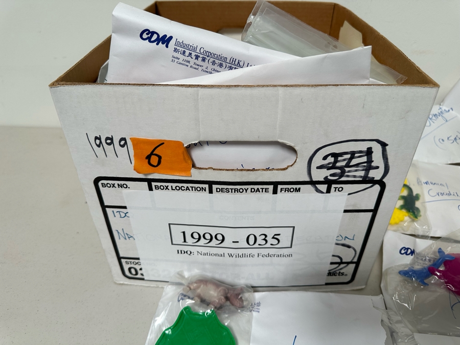 National Wildlife Federation Dairy Queen Happy / Kid's Meal Toys Project Box With Prototype Toy Samples Designed By The CDM Company 1996 [Photo 16]