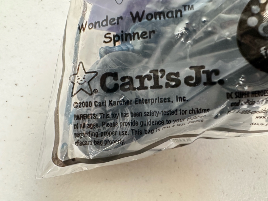 DC Comics Super Heroes Superman, Batman, The Joker & Wonder Woman Carl's Jr. / Hardee's Happy / Kid's Meal Toys Project Box With Prototype Toy Samples Cool Kids Designed By The CDM Company 2000 - See Photos For Additional Items Inside Box [Photo 26]