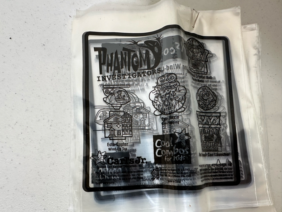 Phantom Investigators Animated TV Series Carl's Jr. / Hardee's Happy / Kid's Meal Toys Project Box With Prototype Toy Samples Cool Kids Designed By The CDM Company 2002 [Photo 15]