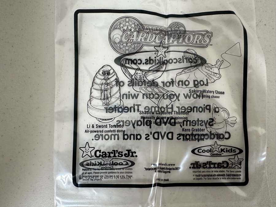Cardcaptor Sakura Japanese Manga Carl's Jr. / Hardee's Happy / Kid's Meal Toys Project Box With Prototype Toy Samples Cool Kids Designed By The CDM Company 2002 [Photo 18]
