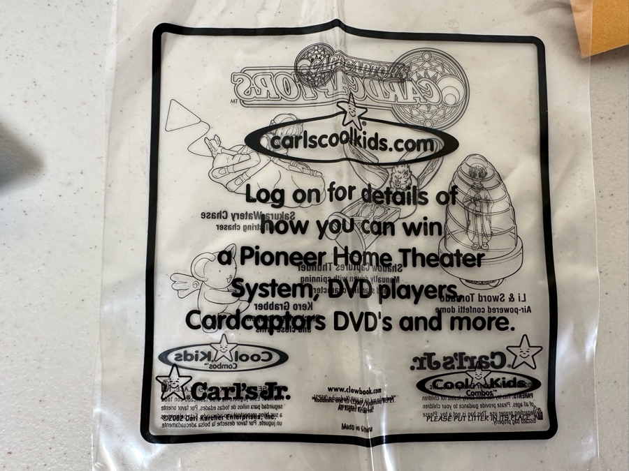 Cardcaptor Sakura Japanese Manga Carl's Jr. / Hardee's Happy / Kid's Meal Toys Project Box With Prototype Toy Samples Cool Kids Designed By The CDM Company 2002 [Photo 21]