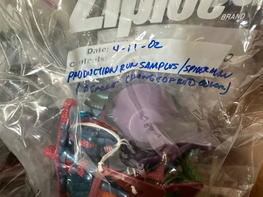 Marvel's Spider-Man Green Goblin Carl's Jr. / Hardee's Happy / Kid's Meal Toys Project Box With Prototype Toy Samples Cool Kids Designed By The CDM Company 2002 [Photo 21]