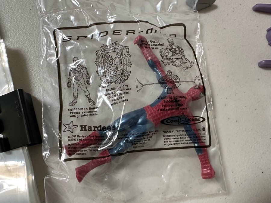 Marvel's Spider-Man Green Goblin Carl's Jr. / Hardee's Happy / Kid's Meal Toys Project Box With Prototype Toy Samples Cool Kids Designed By The CDM Company 2002 [Photo 18]
