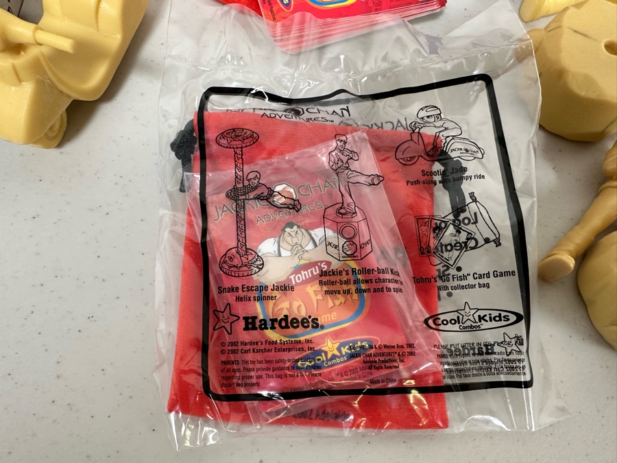 Jackie Chan Adventures Animated TV Series Carl's Jr. / Hardee's Happy / Kid's Meal Toys Project Box With Prototype Toy Samples Cool Kids Designed By The CDM Company 2002 [Photo 15]