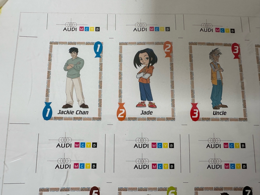 Jackie Chan Adventures Animated TV Series Carl's Jr. / Hardee's Happy / Kid's Meal Toys Project Box With Prototype Toy Samples Cool Kids Designed By The CDM Company 2002 [Photo 7]