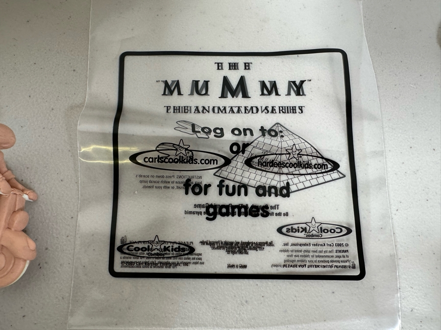 The Mummy The Animated TV Series Carl's Jr. / Hardee's Happy / Kid's Meal Toys Project Box With Prototype Toy Samples Cool Kids Designed By The CDM Company 2003 [Photo 9]