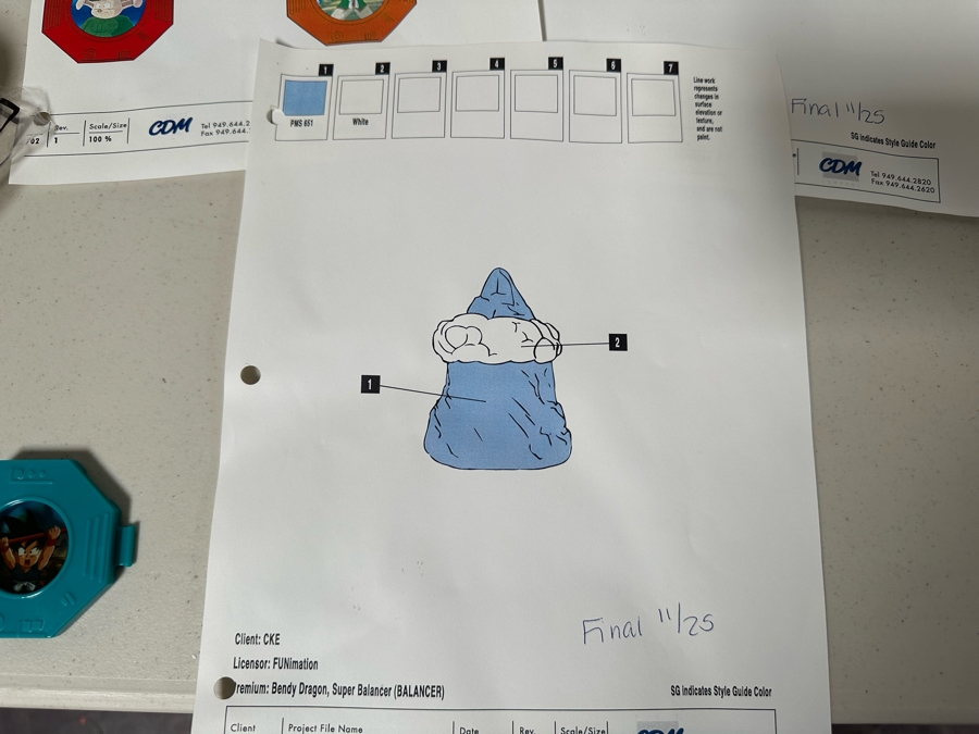 Dragon Ball Carl's Jr. / Hardee's Happy / Kid's Meal Toys Project Box With Prototype Toy Samples Cool Kids Designed By The CDM Company 2003 [Photo 14]