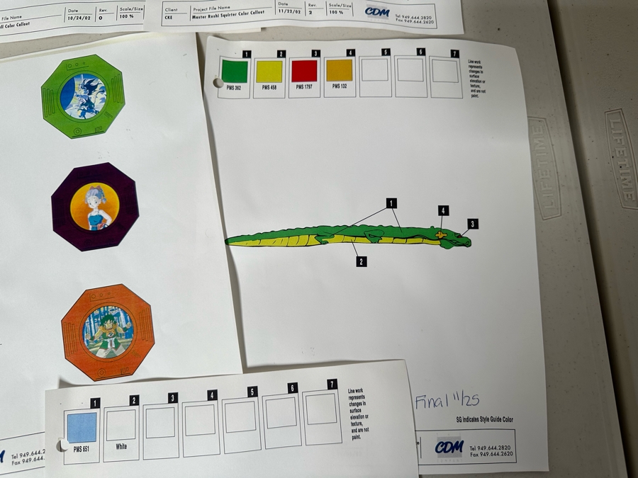 Dragon Ball Carl's Jr. / Hardee's Happy / Kid's Meal Toys Project Box With Prototype Toy Samples Cool Kids Designed By The CDM Company 2003 [Photo 8]