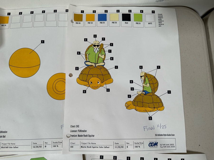 Dragon Ball Carl's Jr. / Hardee's Happy / Kid's Meal Toys Project Box With Prototype Toy Samples Cool Kids Designed By The CDM Company 2003 [Photo 7]
