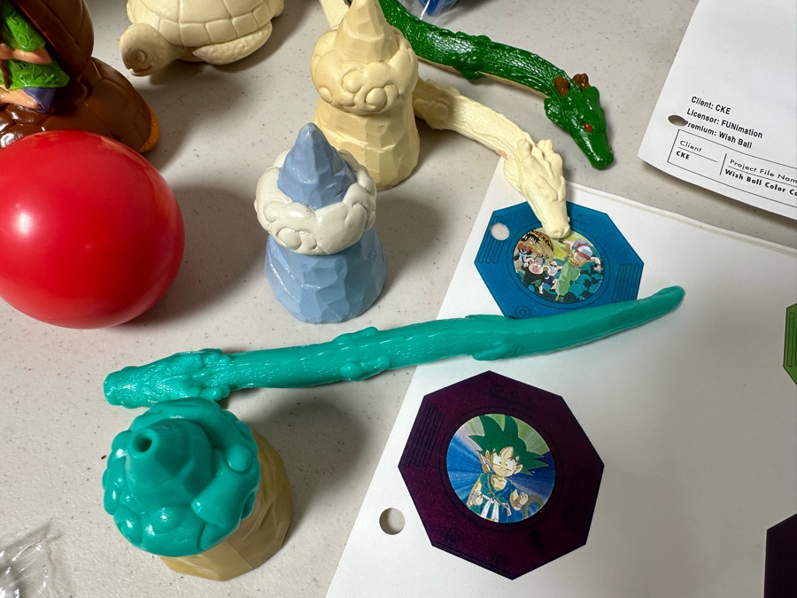 Dragon Ball Carl's Jr. / Hardee's Happy / Kid's Meal Toys Project Box With Prototype Toy Samples Cool Kids Designed By The CDM Company 2003 [Photo 5]