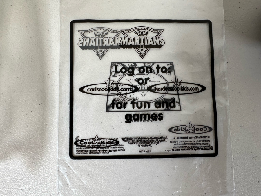 The Martians Carl's Jr. / Hardee's Happy / Kid's Meal Toys Project Box With Prototype Toy Samples Cool Kids Designed By The CDM Company 2003 [Photo 14]