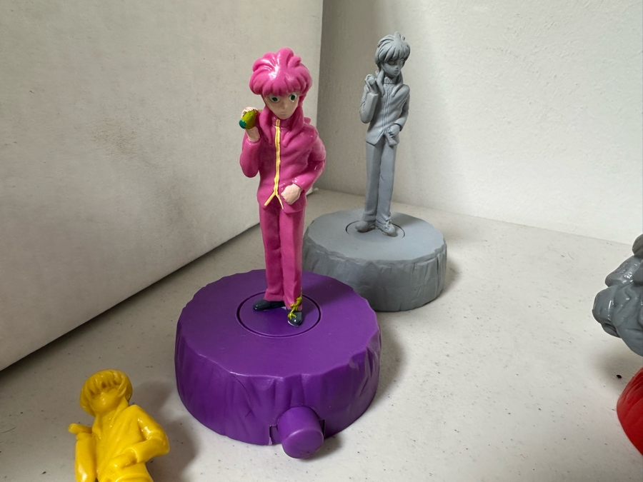 YuYu Hakusho Japanese Manga Series Ghost Files Carl's Jr. / Hardee's Happy / Kid's Meal Toys Project Box With Prototype Toy Samples Cool Kids Designed By The CDM Company 2004 [Photo 14]