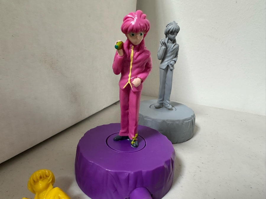 YuYu Hakusho Japanese Manga Series Ghost Files Carl's Jr. / Hardee's Happy / Kid's Meal Toys Project Box With Prototype Toy Samples Cool Kids Designed By The CDM Company 2004 [Photo 5]