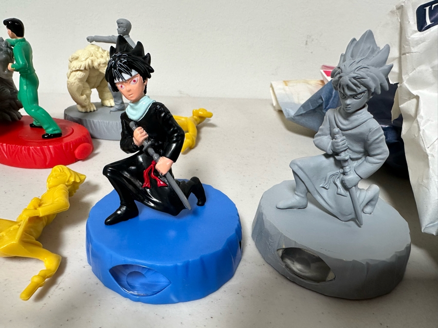YuYu Hakusho Japanese Manga Series Ghost Files Carl's Jr. / Hardee's Happy / Kid's Meal Toys Project Box With Prototype Toy Samples Cool Kids Designed By The CDM Company 2004 [Photo 3]