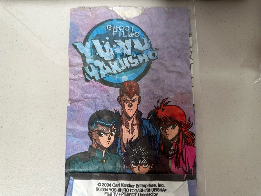 YuYu Hakusho Japanese Manga Series Ghost Files Carl's Jr. / Hardee's Happy / Kid's Meal Toys Project Box With Prototype Toy Samples Cool Kids Designed By The CDM Company 2004 [Photo 22]