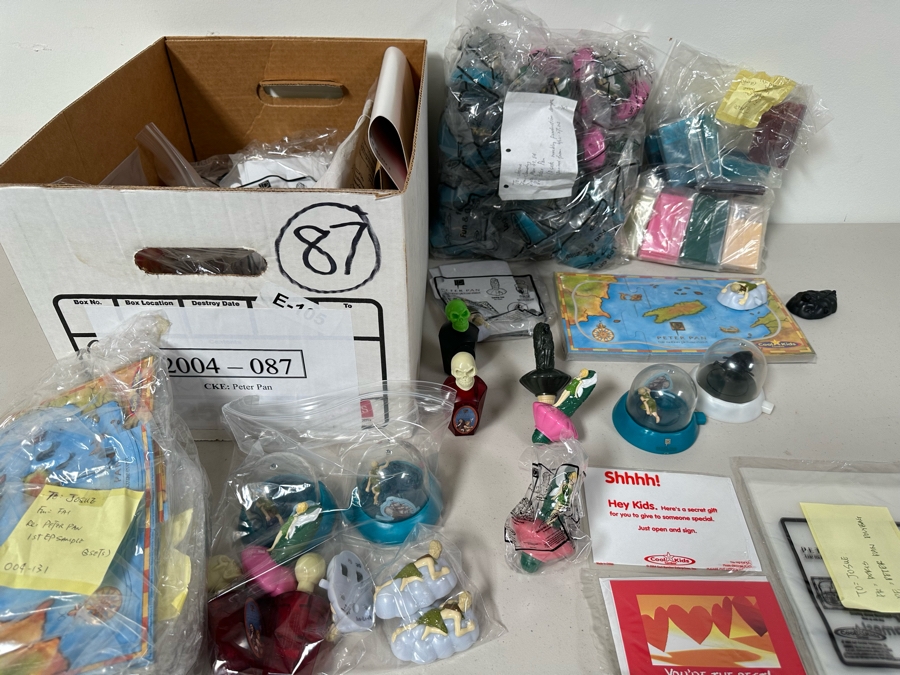 Peter Pan the Motion Picture Event Carl's Jr. / Hardee's Happy / Kid's Meal Toys Project Box With Prototype Toy Samples Cool Kids Designed By The CDM Company 2004 [Photo 5]