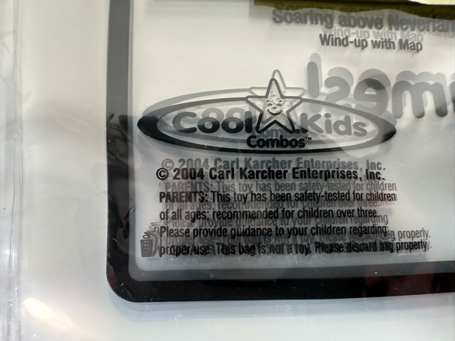 Peter Pan the Motion Picture Event Carl's Jr. / Hardee's Happy / Kid's Meal Toys Project Box With Prototype Toy Samples Cool Kids Designed By The CDM Company 2004 [Photo 11]