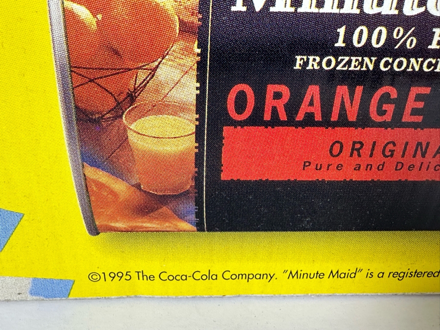Disney's Toy Story Minute Maid Mail-In Offer Cardboard Promotional Store Poster 36 X 24 With Rex & Woody Squeeze Bottles [Photo 8]