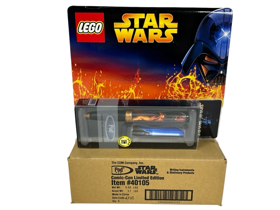 (4) Lego Star Wars Comic-Con Limited Edition Pod Pens