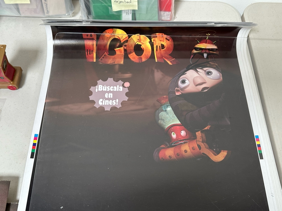 Igor Movie Carl's Jr. / Hardee's Happy / Kid's Meal Toys Project Box With Prototype Toy Samples Cool Kids Designed By The CDM Company 2008 [Photo 8]