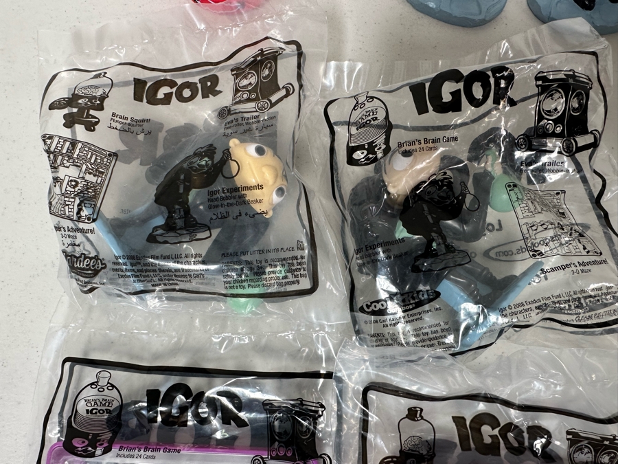 Igor Movie Carl's Jr. / Hardee's Happy / Kid's Meal Toys Project Box With Prototype Toy Samples Cool Kids Designed By The CDM Company 2008 [Photo 16]