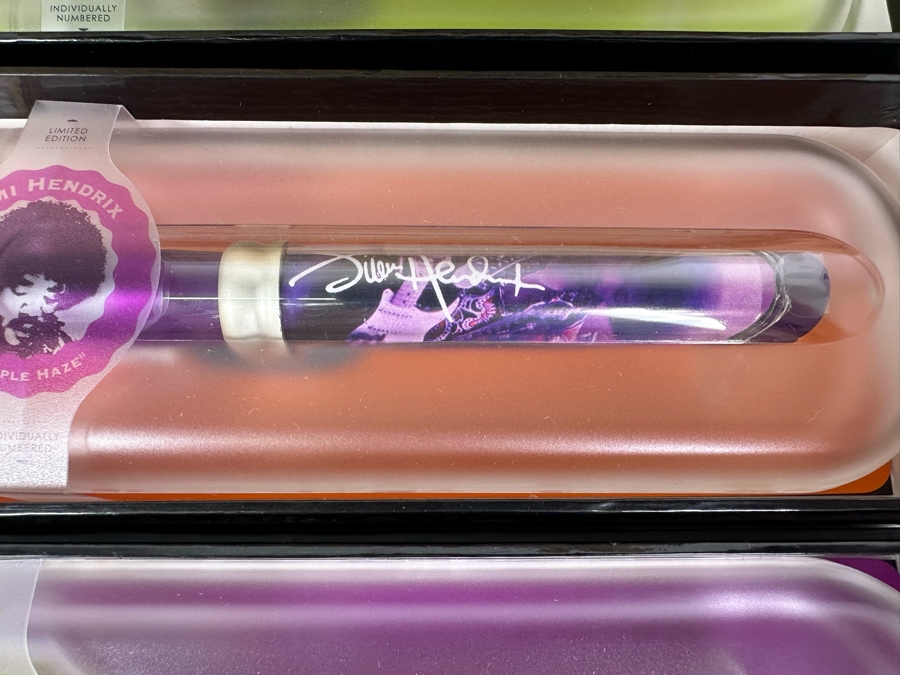 Jimi Hendrix Limited Edition Collectible Pod Pens: Purple Haze, Star Spangled Banner, Bold As Love - 12 Pens Total [Photo 4]