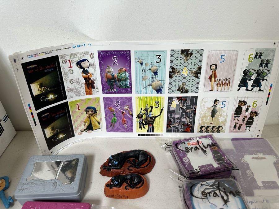 Coraline Movie Carl's Jr. / Hardee's Happy / Kid's Meal Toys Project Box With Prototype Toy Samples Cool Kids Designed By The CDM Company 2008 [Photo 6]