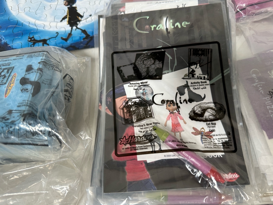 Coraline Movie Carl's Jr. / Hardee's Happy / Kid's Meal Toys Project Box With Prototype Toy Samples Cool Kids Designed By The CDM Company 2008 [Photo 16]