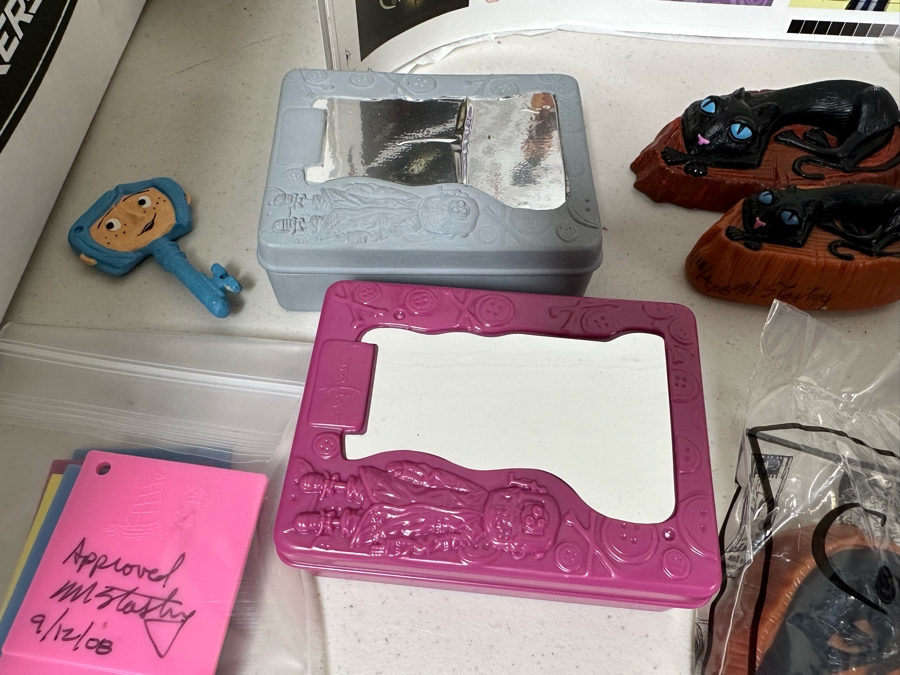 Coraline Movie Carl's Jr. / Hardee's Happy / Kid's Meal Toys Project Box With Prototype Toy Samples Cool Kids Designed By The CDM Company 2008 [Photo 4]