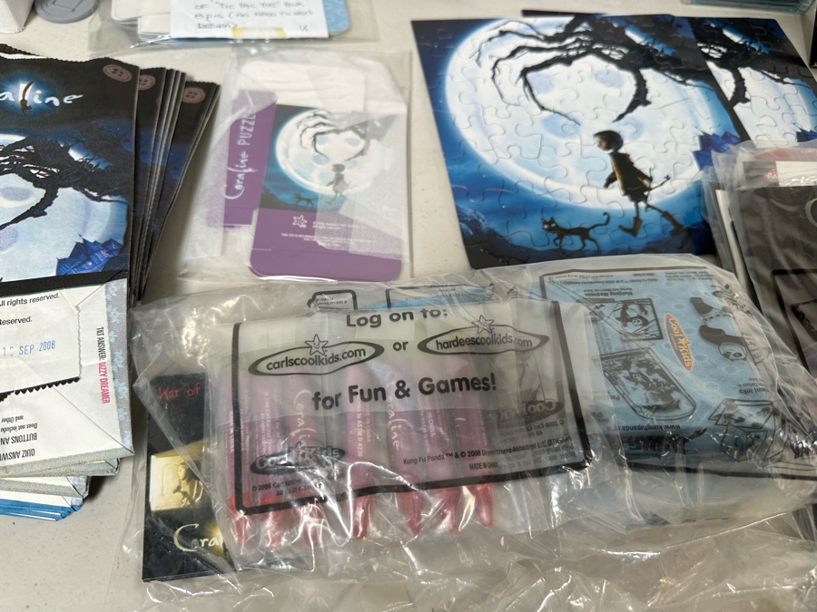 Coraline Movie Carl's Jr. / Hardee's Happy / Kid's Meal Toys Project Box With Prototype Toy Samples Cool Kids Designed By The CDM Company 2008 [Photo 18]