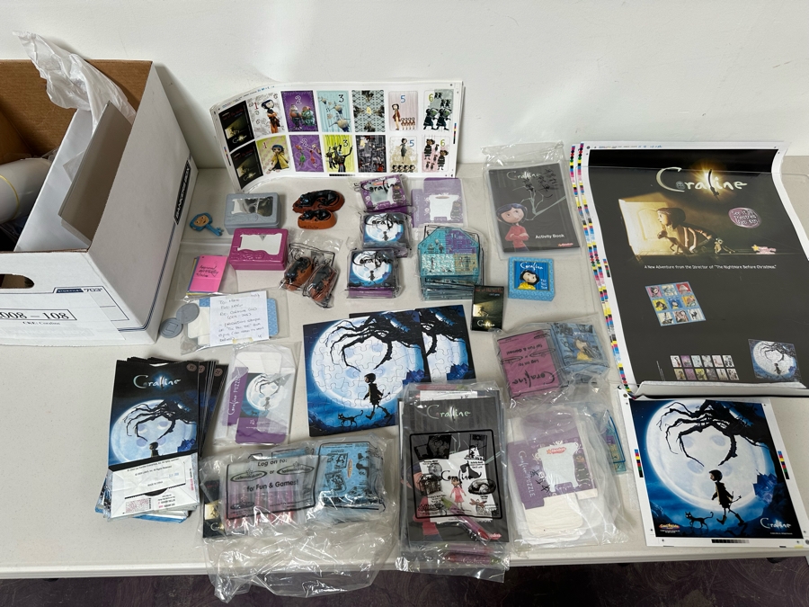 Coraline Movie Carl's Jr. / Hardee's Happy / Kid's Meal Toys Project Box With Prototype Toy Samples Cool Kids Designed By The CDM Company 2008 [Photo 23]