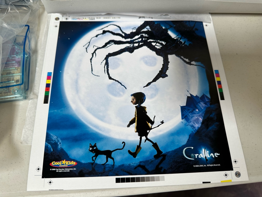 Coraline Movie Carl's Jr. / Hardee's Happy / Kid's Meal Toys Project Box With Prototype Toy Samples Cool Kids Designed By The CDM Company 2008 [Photo 15]