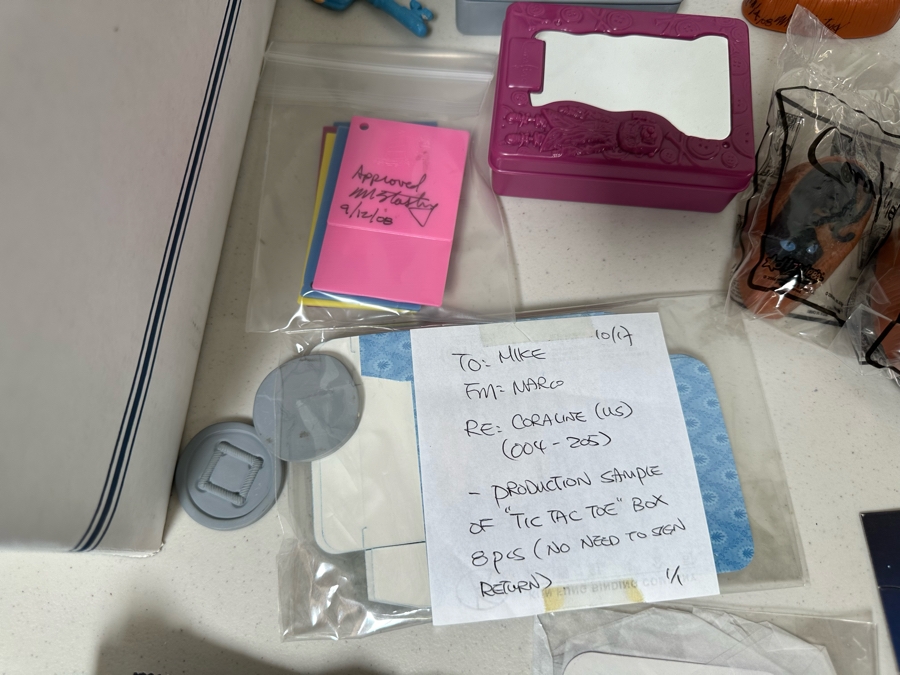 Coraline Movie Carl's Jr. / Hardee's Happy / Kid's Meal Toys Project Box With Prototype Toy Samples Cool Kids Designed By The CDM Company 2008 [Photo 7]