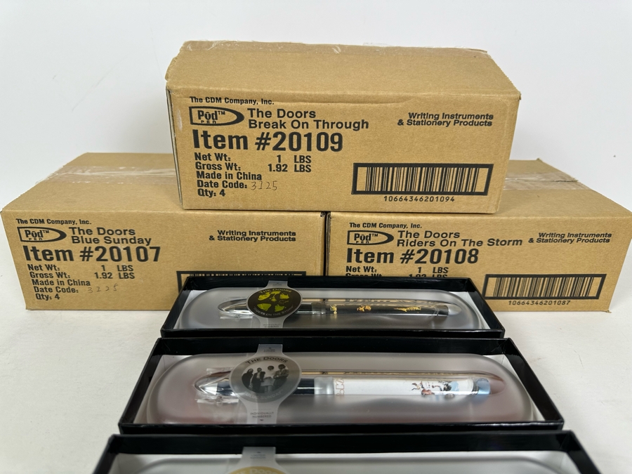The Doors Limited Edition Collectible Pod Pens: Break On Through, Blue Sunday & Riders On The Storm - 12 Pens Total [Photo 6]