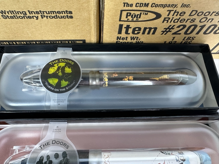 The Doors Limited Edition Collectible Pod Pens: Break On Through, Blue Sunday & Riders On The Storm - 12 Pens Total [Photo 5]