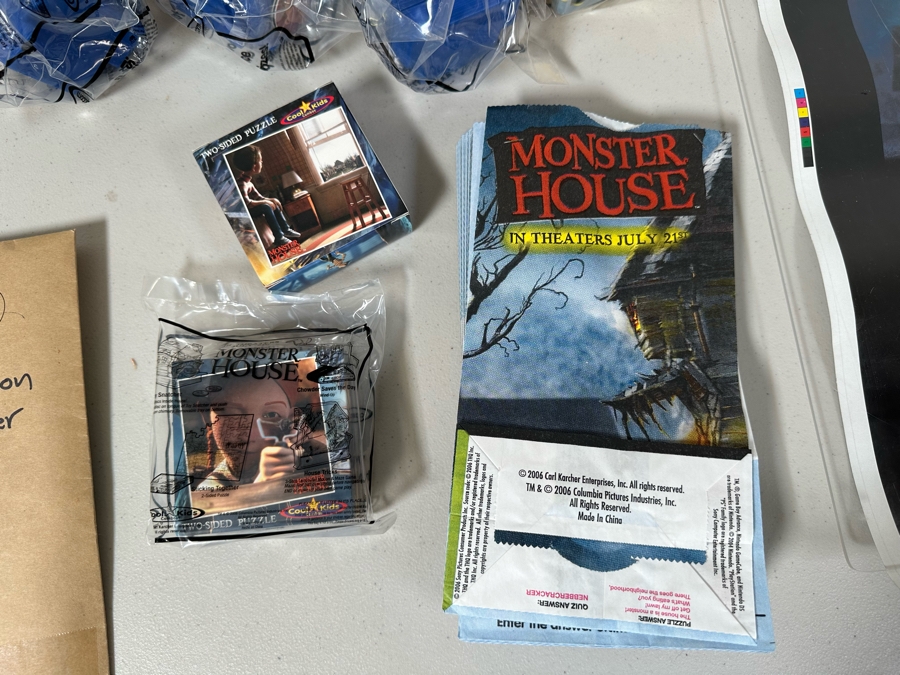 Monster House Movie Carl's Jr. / Hardee's Happy / Kid's Meal Toys Project Box With Prototype Toy Samples Cool Kids Designed By The CDM Company 2006 [Photo 14]